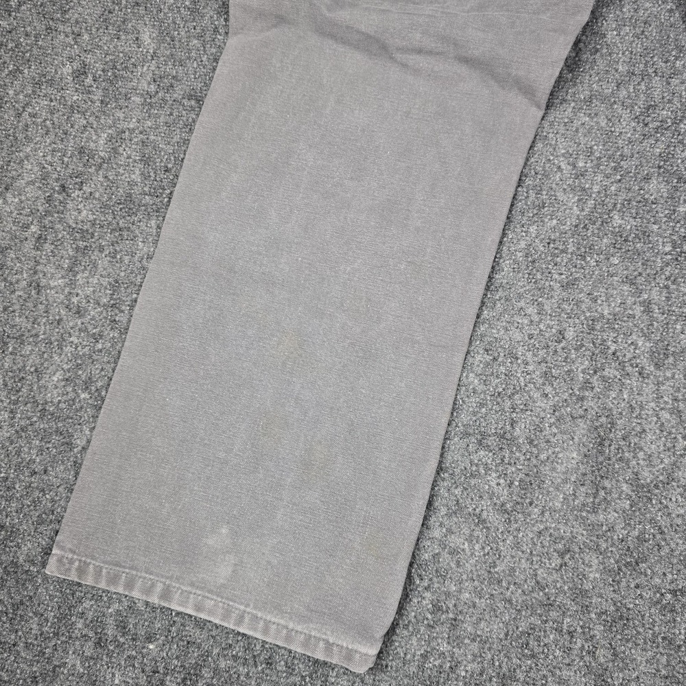 Carhartt Pants Mens 40x30 Relaxed Fit Canvas Work 100095-039 Gray Gravel‎ - Picture 10 of 14